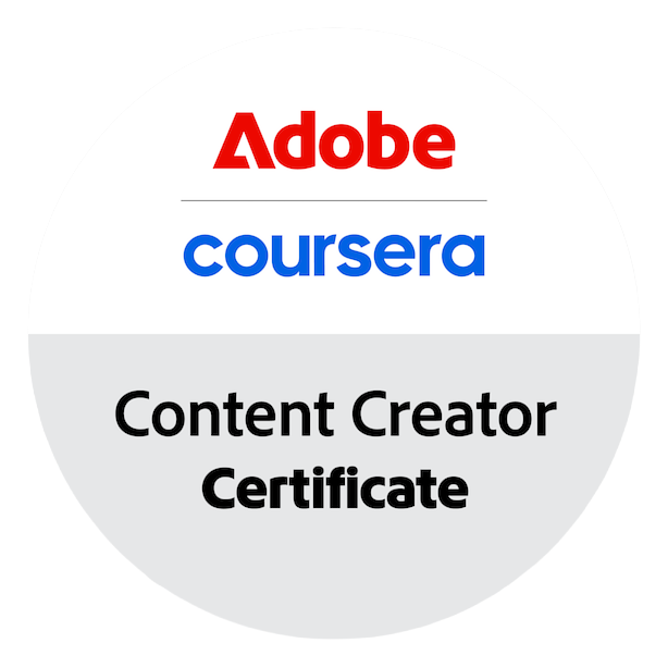 Adobe Content Creator Professional Certificate